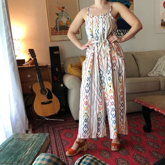 Linen Blend Current Air Jumpsuit (4) - Picture 2 of 10